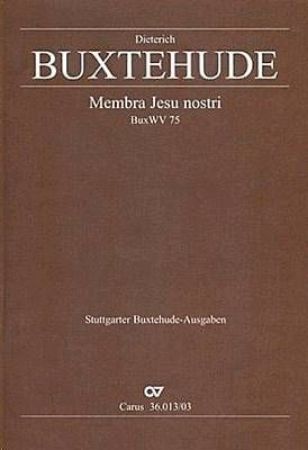 Slika BUXTEHUDE:MEMBRA JESU NOSTRI BuxWV75 VOCAL SCORE