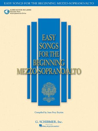 Slika EASY SONGS FOR THE BEGINNING MEZZO SOPRANO/ALTO+AUDIO ACC.