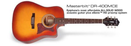 Slika EPIPHONE ELEKTRO AKUSTIČNA KITARA MASTERBILT DR-400MCE FC