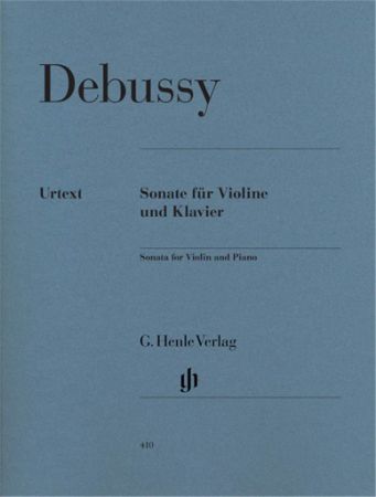 Slika DEBUSSY:SONATA FOR VIOLIN AND PIANO