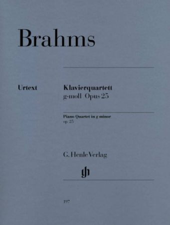 Slika BRAHMS:PIANO QUARTET G-MOLL OP.25