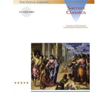 SACRED CLASSICS+CD INCLUDES,LOW VOICE