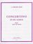 HECK J.A.:CONCERTINO EN SOL MAJEUR POUR ALTO ET PIANO