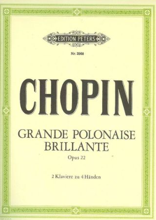 CHOPIN:GRANDE POLONAISE BRILLANTE OP.22 FOR 2 PIANOS