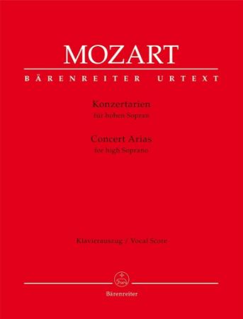 MOZART:CONCERT ARIAS FOR HIGH SOPRANO