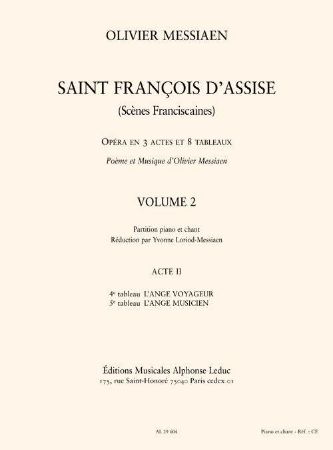 MESSIAEN:SAINT FRANCOIS D'ASSISE VOL.2 VOCAL SCORE