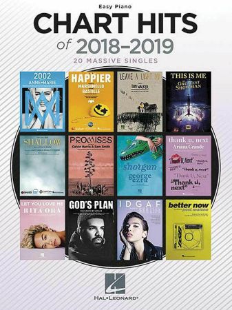 CHART HITS OF 2018-2019 EASY PIANO