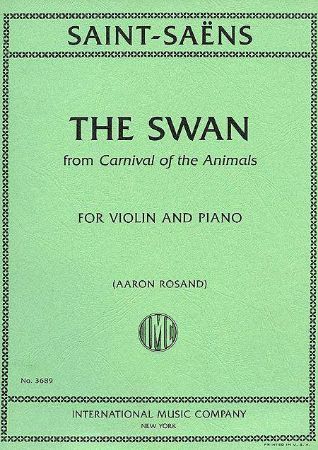 SAINT-SAENS:THE SWAN FROM CARNIVAL OF THE ANIMALS FOR VIOLIN AND PIANO