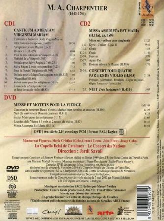 CHARPENTIER:A LA CHAPELLE ROYALE DE VERSAILLES/SAVALL 2CD+DVD+BOOK