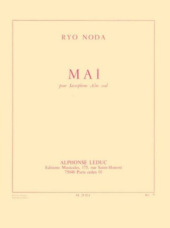 NODA R;MAI POUR ALT SAX