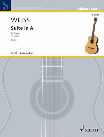 WEISS:SUITE IN A FOR GUITAR