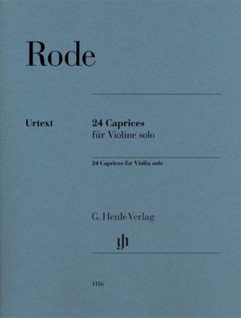 RODE:24 CAPRICES FOR VIOLIN SOLO