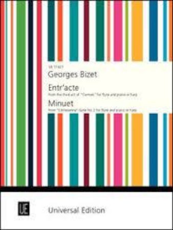 BIZET G:ENTRE' ACTE,MINUET,FL&PIANO