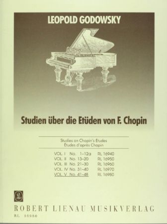 GODOWSKY/CHOPIN:STUDIES ON CHOPIN'S ETUDES VOL.5 NO.41-48