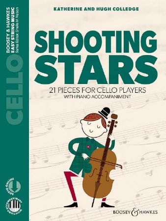 COLLEDGE:SHOOTING STARS CELLO AND PIANO +AUDIO ONLINE