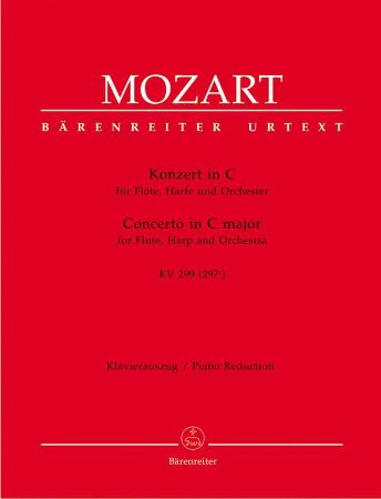MOZART W.A.:KONZERT IN C, FL+HARP KV 299(297) PIANO REDUCTION