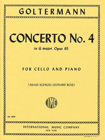 GOLTERMANN:CONCERTO NO.4 OP.65 G MAJOR CELLO