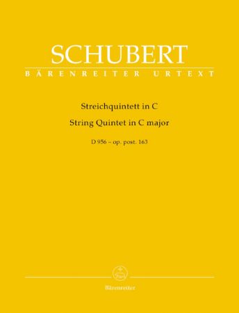SCHUBERT:STRING QUARTET C-DUR D956-op.post.163