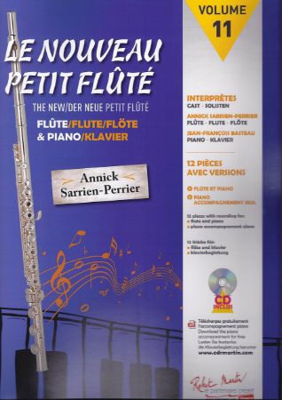 PERRIER:LE NOUVEAU PETIT FLUTE VOL.11+CD