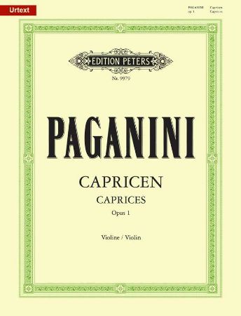 PAGANINI:CAPRICEN OP.1 VIOLIN SOLO