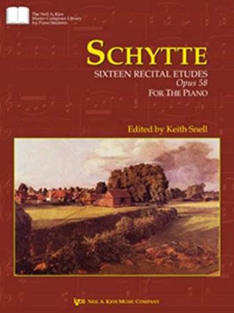 SCHYTTE:16 RECITAL ETUDES OP.58 FOR PIANO
