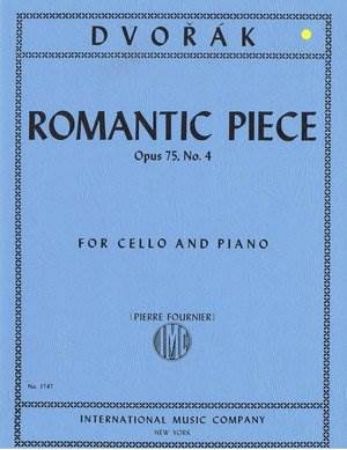 DVORAK:ROMANTIC PIECE OP.75 NO.4 CELLO AND PIANO