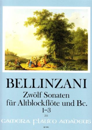 BELLINZANI:12 SONATEN FUR ALTBLOCKFLOTEN UND B. 1-3