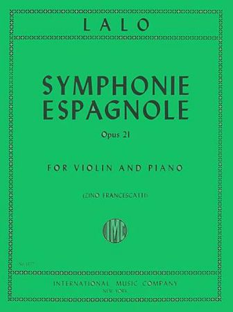 LALO;SYMPHONIE ESPAGNOLE OP.21,VL&PIANO