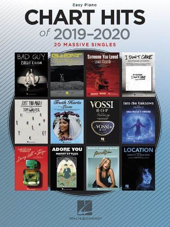 CHART HITS OF 2019-2020 EASY PIANO