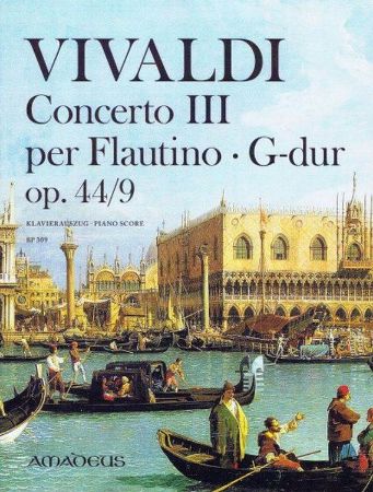 VIVALDI:CONCERTO III PER FLAUTINO OP.44/9