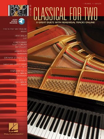CLASSICAL FOR TWO 4HANDS PLAY ALONG PIANO DUET+AUDIO ACC.