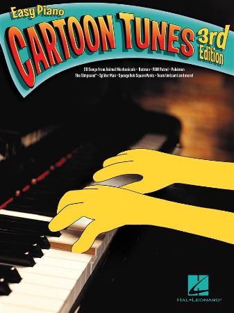 CARTOON TUNES EASY PIANO 3RD EDITION