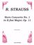 STRAUSS R.:HORN CONCERTO NO.1 E-FLAT OP.11 HORN AND PIANO