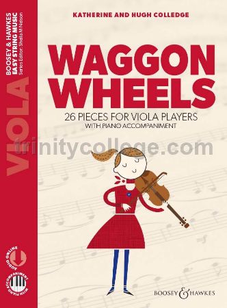 COLLEDGE:WAGGON WHEELS VIOLA AND PIANO +AUDIO ACC.