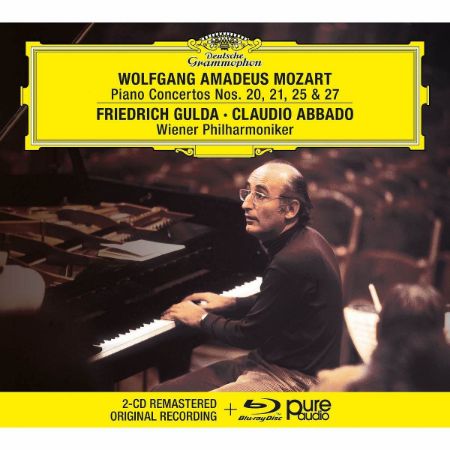 MOZART:PIANO CONCERTOS NO.20,21,25 & 27/FRIDERICH GULDA/ABBADO 2CD