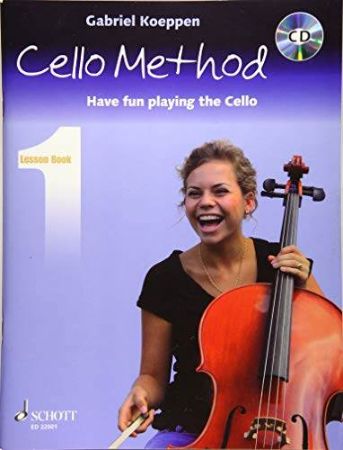 KOEPPEN:CELLO METHOD LESSON BOOK 1 +CD