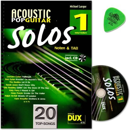 LANGER:ACOUSTIC POP GUITAR SOLOS 1 +CD