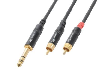 Pd CONNEX KABELJ CX84-1 Cable 6.3 Stereo- 2 RCA Male 1.5m