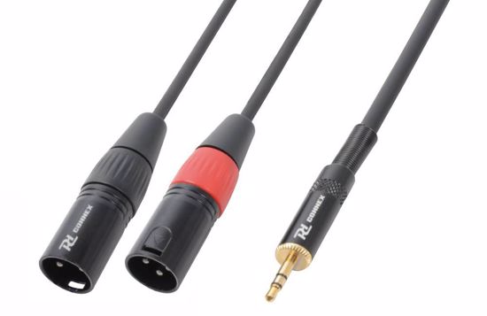 Pd CONNEX KABELJ CX70-1 Cable 2x XLR Male - 3.5mm Stereo 1.5m