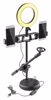 VONYX RL20 okrogla luč s stojalom za mikrofon in držalom za telefon