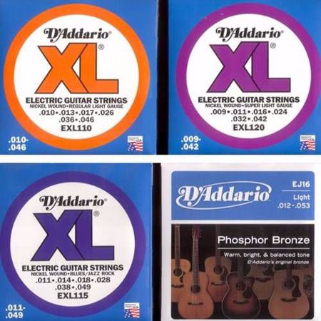 Slika za kategorijo Strune za električno kitaro