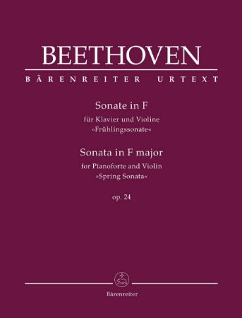 BEETHOVEN:SONATE IN F OP.24 SPRING SONATA VIOLIN AND PIANO