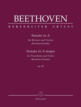 BEETHOVEN:SONATE IN A OP.47 KREUTZER SONATA VIOLIN AND PIANO