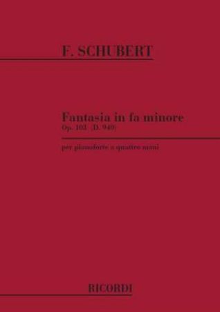 SCHUBERT:FANTASIA IN FA MINORE OP.103(D.940) PIANO 4 HANDS