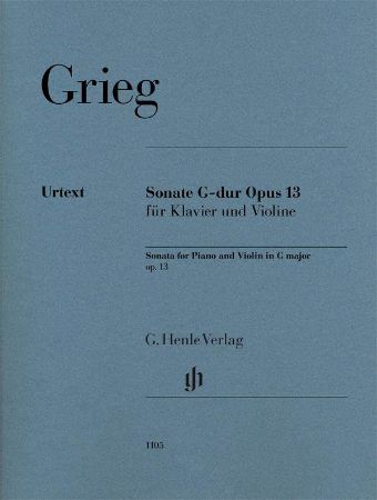 GRIEG:SONATA FOR VIOLIN AND PIANO G-DUR OP.13