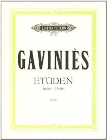 GAVINIES:ETUDEN VIOLINE
