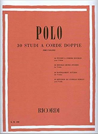 POLO:30 STUDI A CORDE DOPPIE/30 DOUBLE CHORD STUDIES VIOLIN