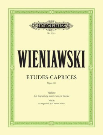 WIENIAWSKI:ETUDES CAPRICES OP.18 VIOLIN