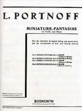 PORTNOFF:RUSSIAN FANTASIA NO.4