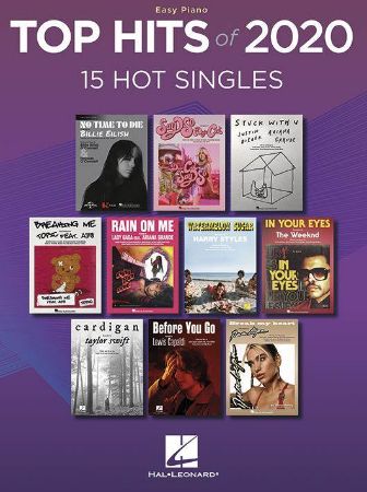 TOP HITS OF 2020 15 HOT SINGLES EASY PIANO